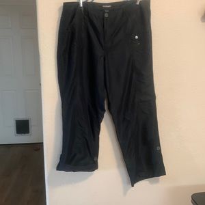 Lane Bryant black capri roll up button pants women’s 20